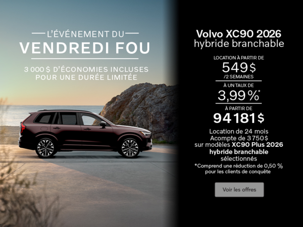 Le Volvo XC90 Plus 2026