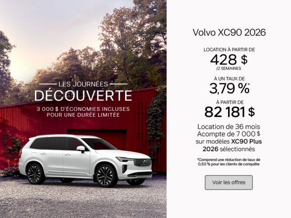 Le Volvo XC90 2026
