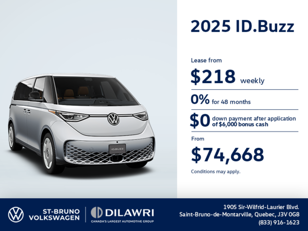Get the 2025 Volkswagen ID.Buzz