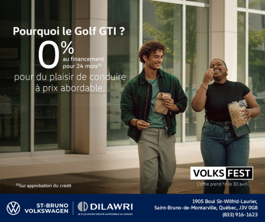 Procurez-vous la Volkswagen Golf Gti 2026