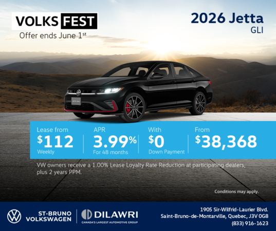 Get the 2026 Volkswagen Jetta GLI
