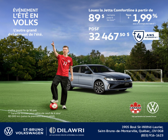 Procurez-vous la Volkswagen Jetta 2026