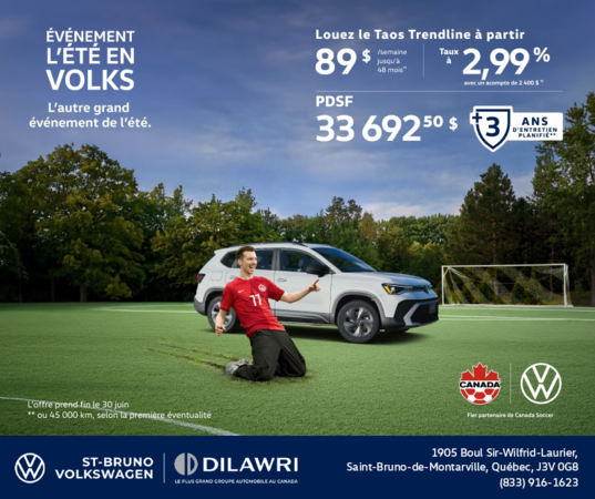 Procurez-vous le Volkswagen Taos 2026