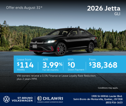 2026 Volkswagen Jetta GLI