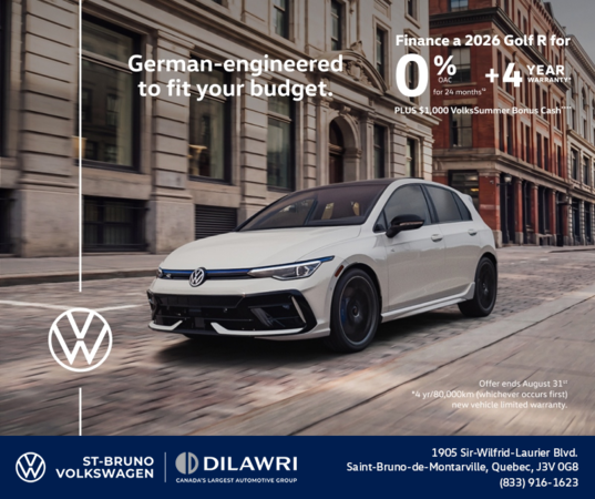 Get the 2026 Volkswagen Golf R