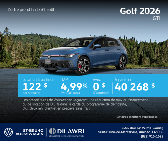 Volkswagen Golf GTI 2026