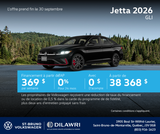 Volkswagen Jetta GLI 2026