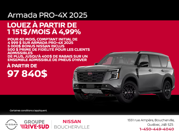 Obtenez la Armada 2025 !