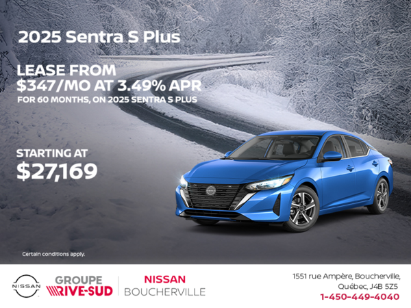 Get the 2025 Sentra Today!