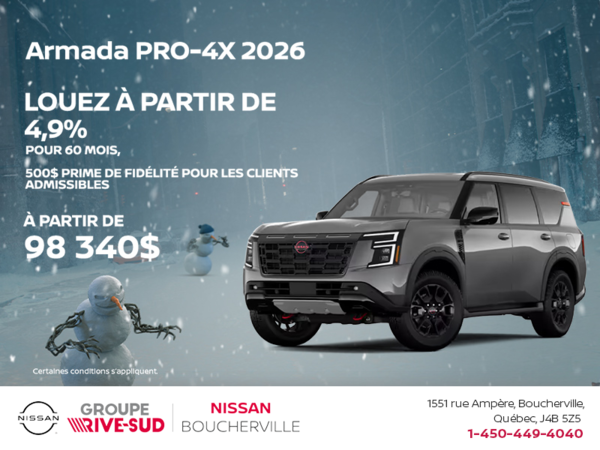 Obtenez la Armada 2026 !