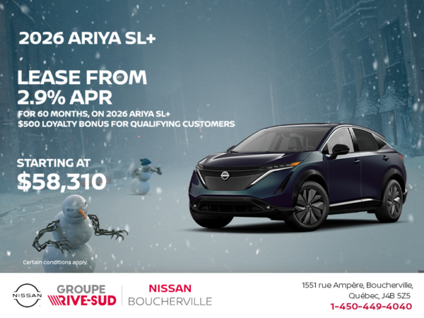 Get the 2026 Ariya Today!