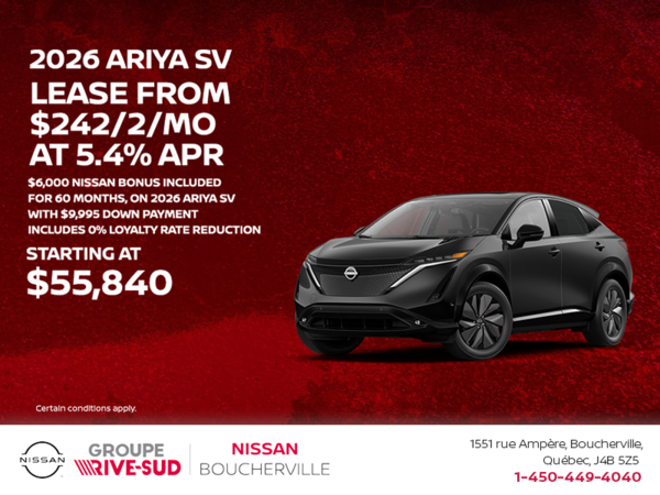 Get the 2026 Ariya Today!