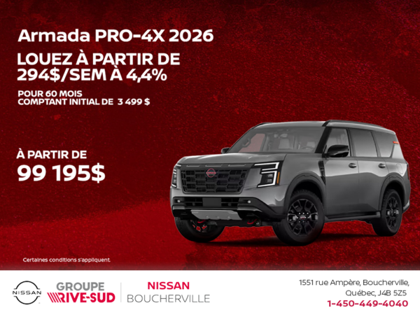 Obtenez la Armada 2026 !