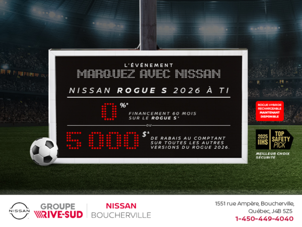 Obtenez le Rogue S 2026 !