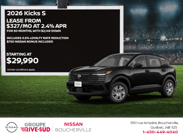 2026 Nissan Kicks