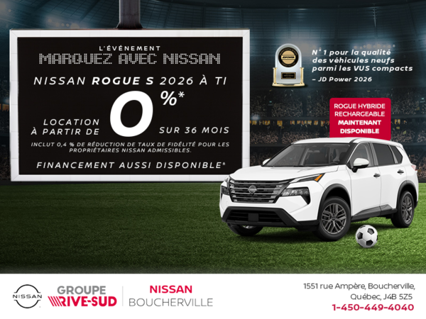 Obtenez le Rogue S 2026 !
