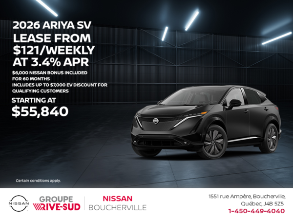 2026 Nissan Ariya