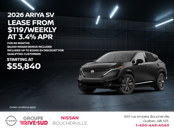 2026 Nissan Ariya
