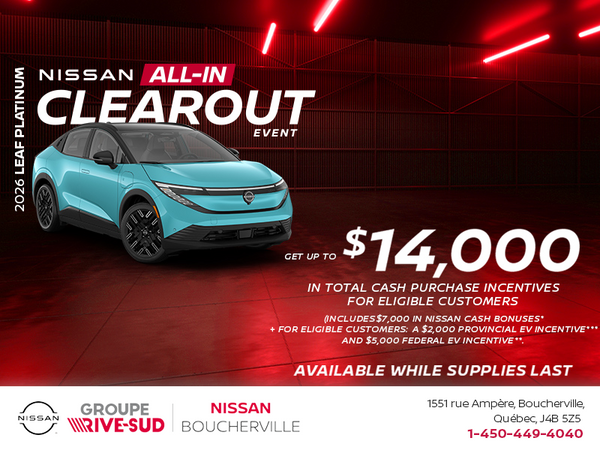 Get the 2026 Leaf Platinum Today!