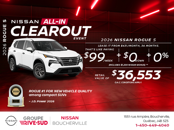 Get the 2026 Rogue S!