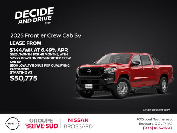 Get the 2025 Frontier Today!