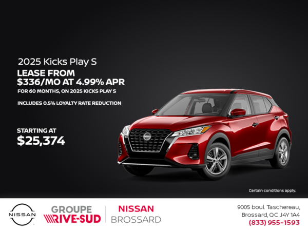 Get the 2025 Kicks S Play Today!