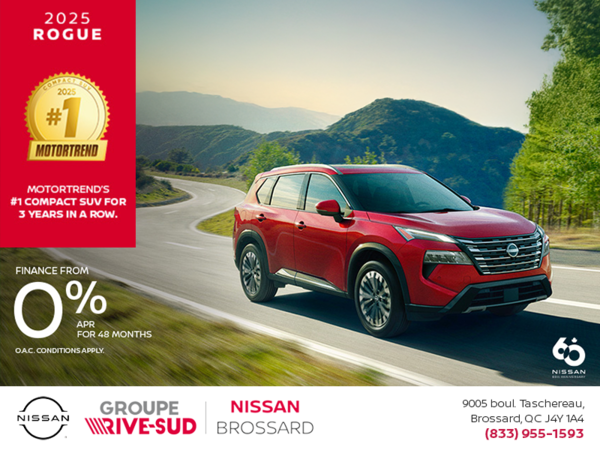 Get the 2025 Rogue SL Today!