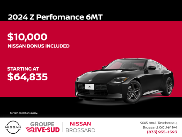 Get the 2024 Nissan Z Today!