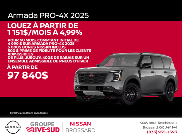 Obtenez la Armada 2025 !