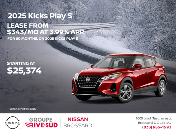 Get the 2025 Kicks Play Today!