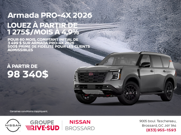 Obtenez la Armada 2026 !