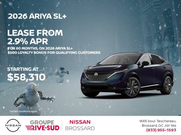 Get the 2026 Ariya Today!