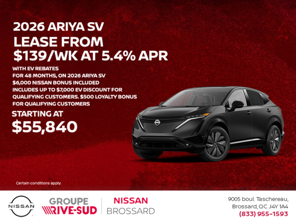 Get the 2026 Ariya Today!