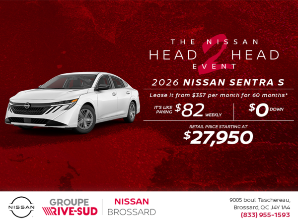 Get the 2026 Sentra Today!
