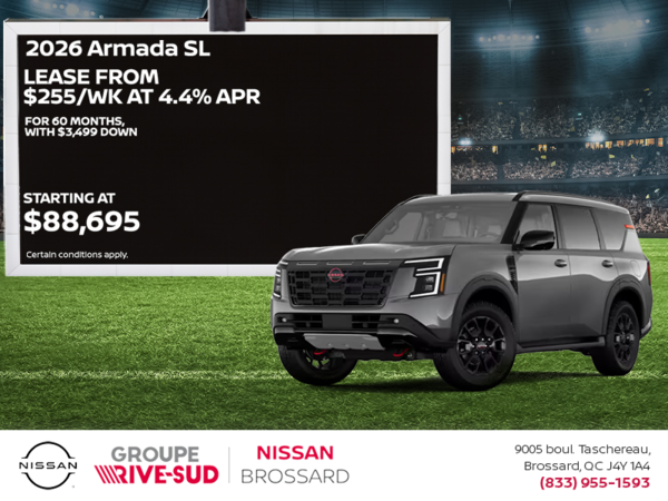 Get the 2026 Nissan Armada Today!