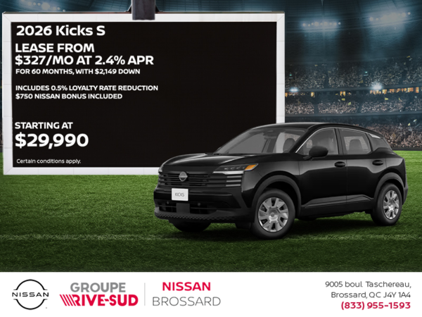 2026 Nissan Kicks
