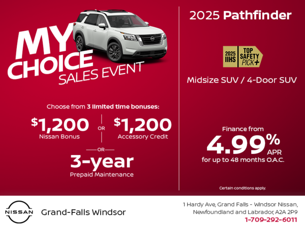 Get the 2025 Nissan Pathfinder Today!