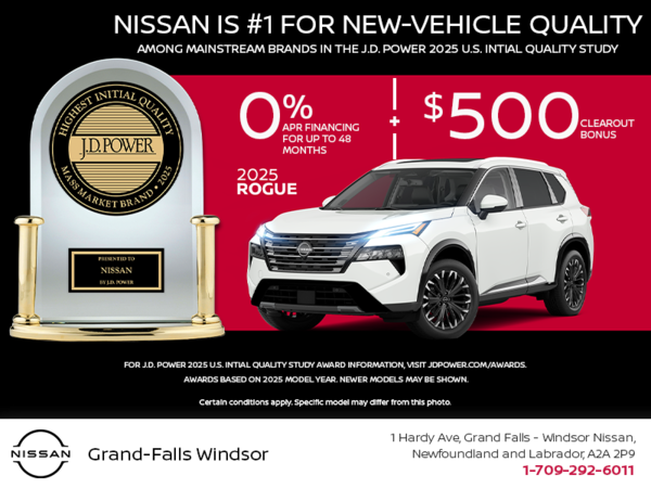 Get the 2025 Nissan Rogue Today!