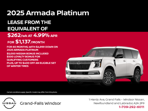 Get the 2025 Nissan Armada Today!