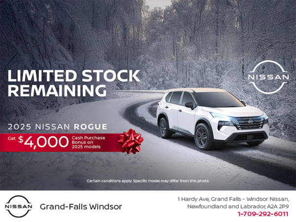 Get the 2025 Nissan Rogue Today!