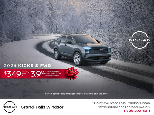 Get the 2026 Nissan Kicks Today!