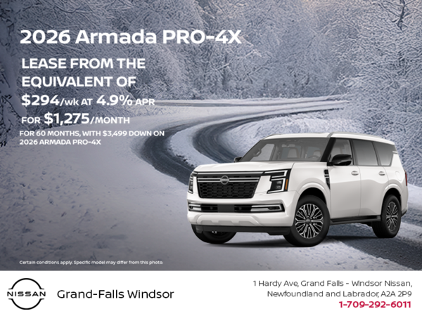 Get the 2026 Nissan Armada Today!