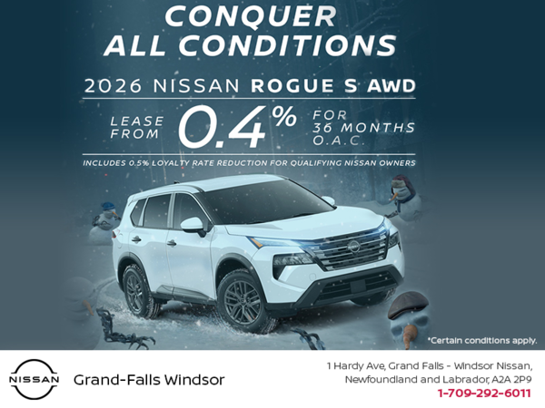 Get the 2026 Nissan Rogue Today!