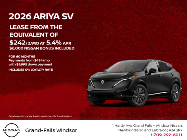 Get the 2026 Ariya Today!