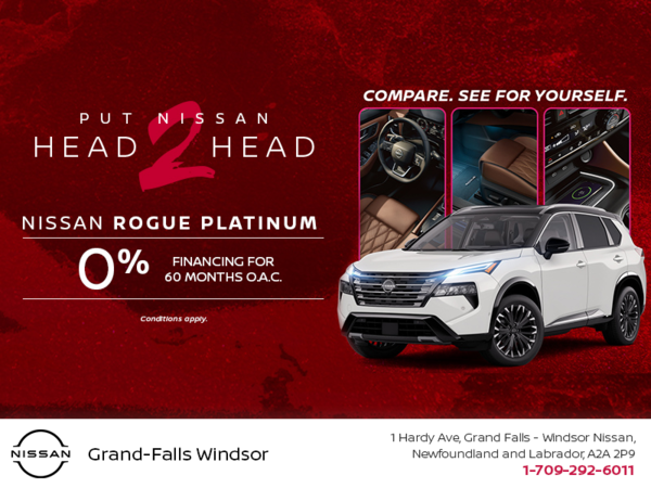 Get the 2026 Nissan Rogue Platinum Today!