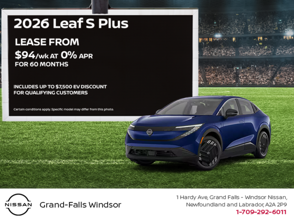 Get the 2026 Nissan Leaf!