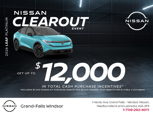 Get the 2026 Nissan Leaf!