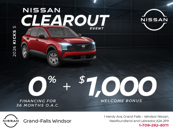 Get the 2026 Nissan Kicks S Today!