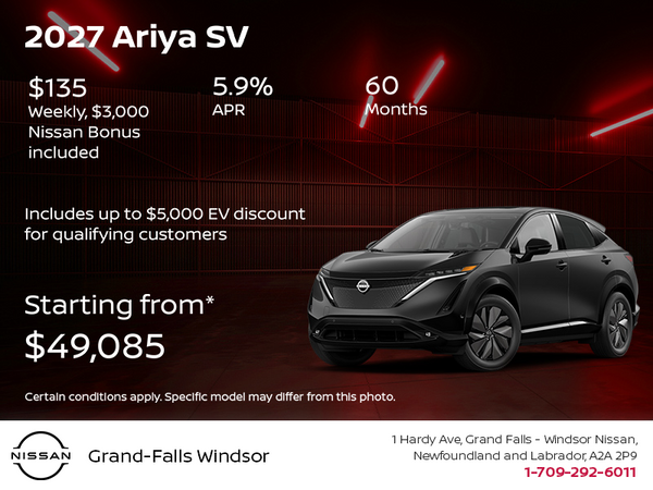 2027 Nissan Ariya