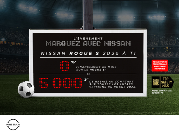 Obtenez le Rogue S 2026 !